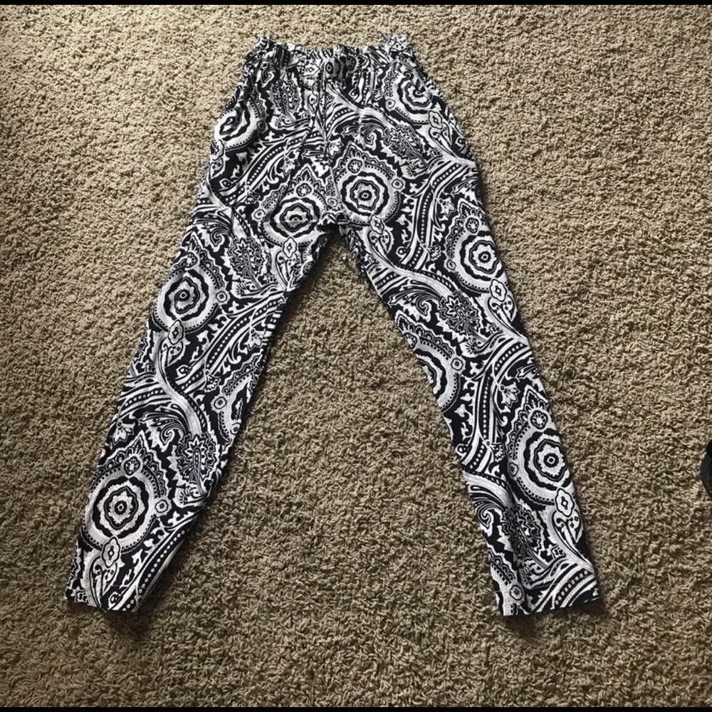 Pattern Harem Pants